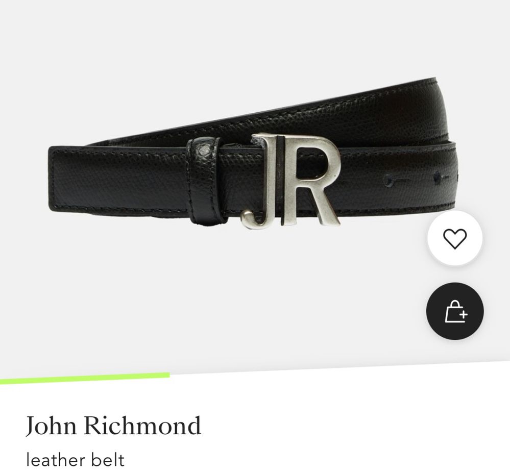 Нов дамски оригинален колан от естествена кожа John Richmond