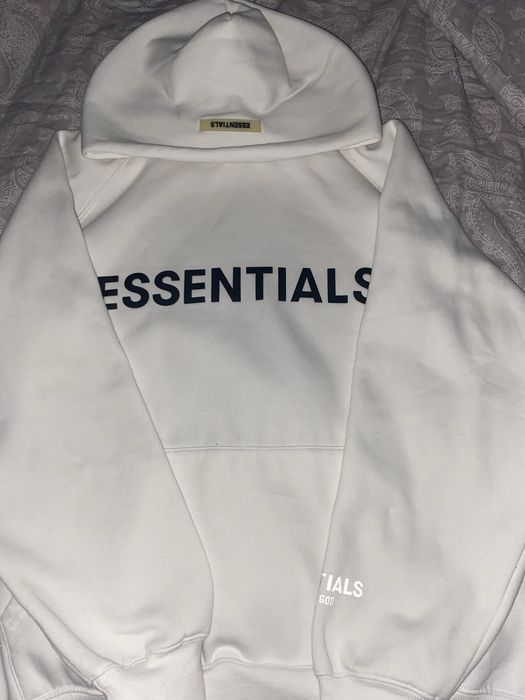 hanorac alb essentials