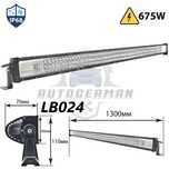 Нови LED светлини за off-road 4х4 джип автомобили бар 675W осветление
