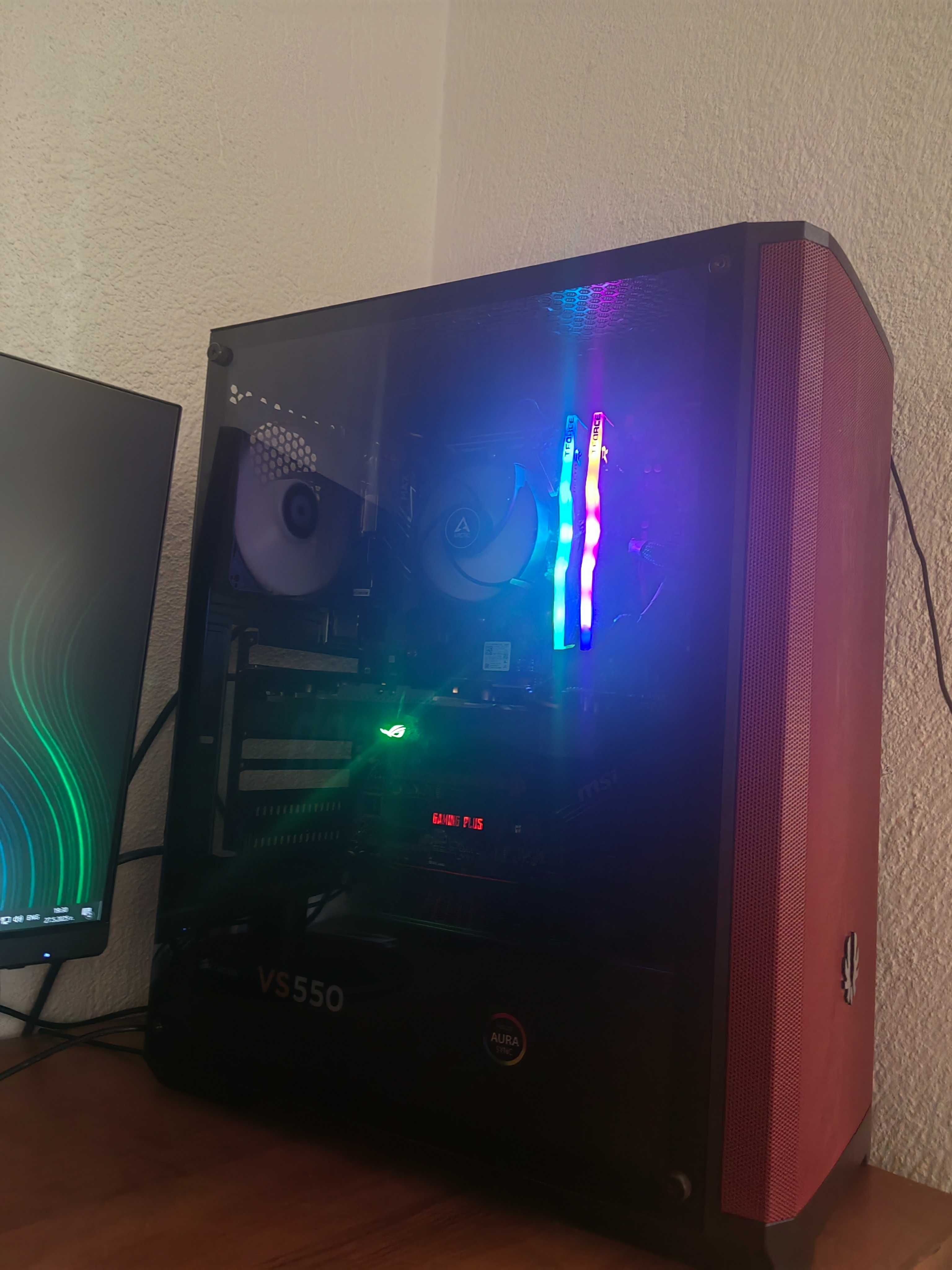 Геймърски Компютър 40гб Ram,rx570-8gb 265gb m. 2. 1TB Hard disc