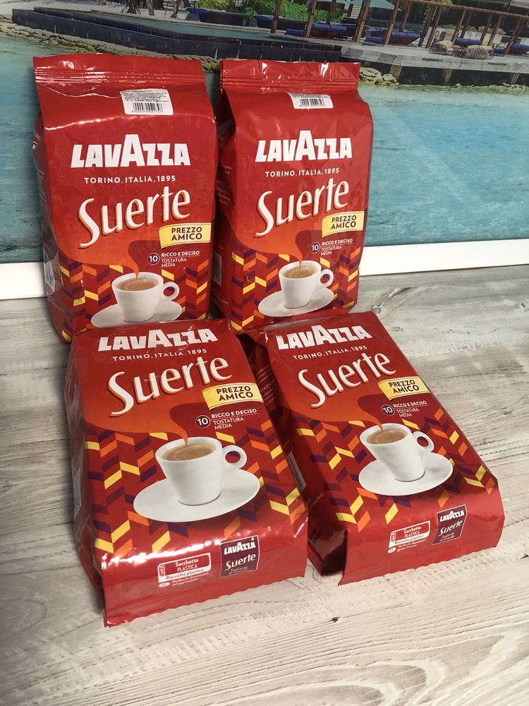 Cafea boabe LAVAZZA Suerte, 1 kg (transport gratuit)