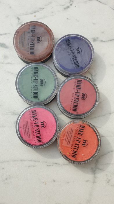 Set 6 acuarele profesionale pentru machiaj – Make-Up Studio Profession