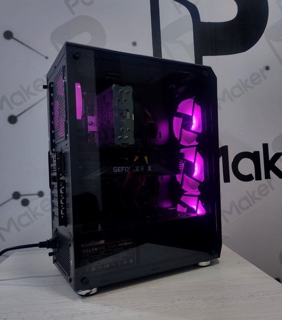 Компьютер Intel 14/28 ядер/ОЗУ32г DDR4/RX 580 8g/ssd nvme120/hdd 1T