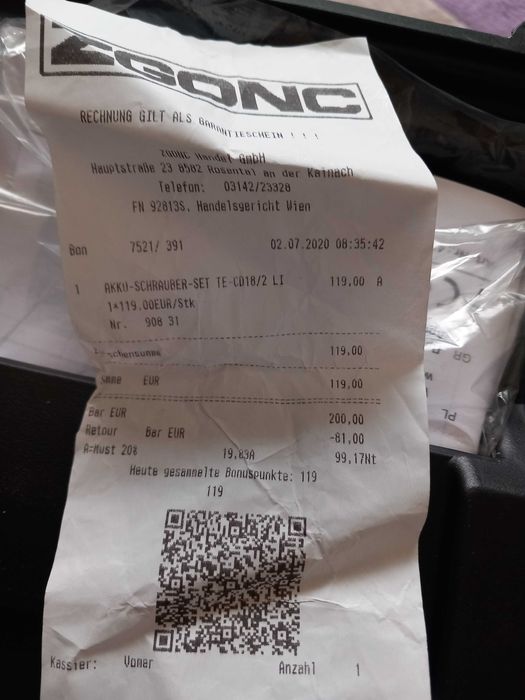 Vand mașină de înșurubat cu acumulator Einhell TE-CD 18/2 Li.