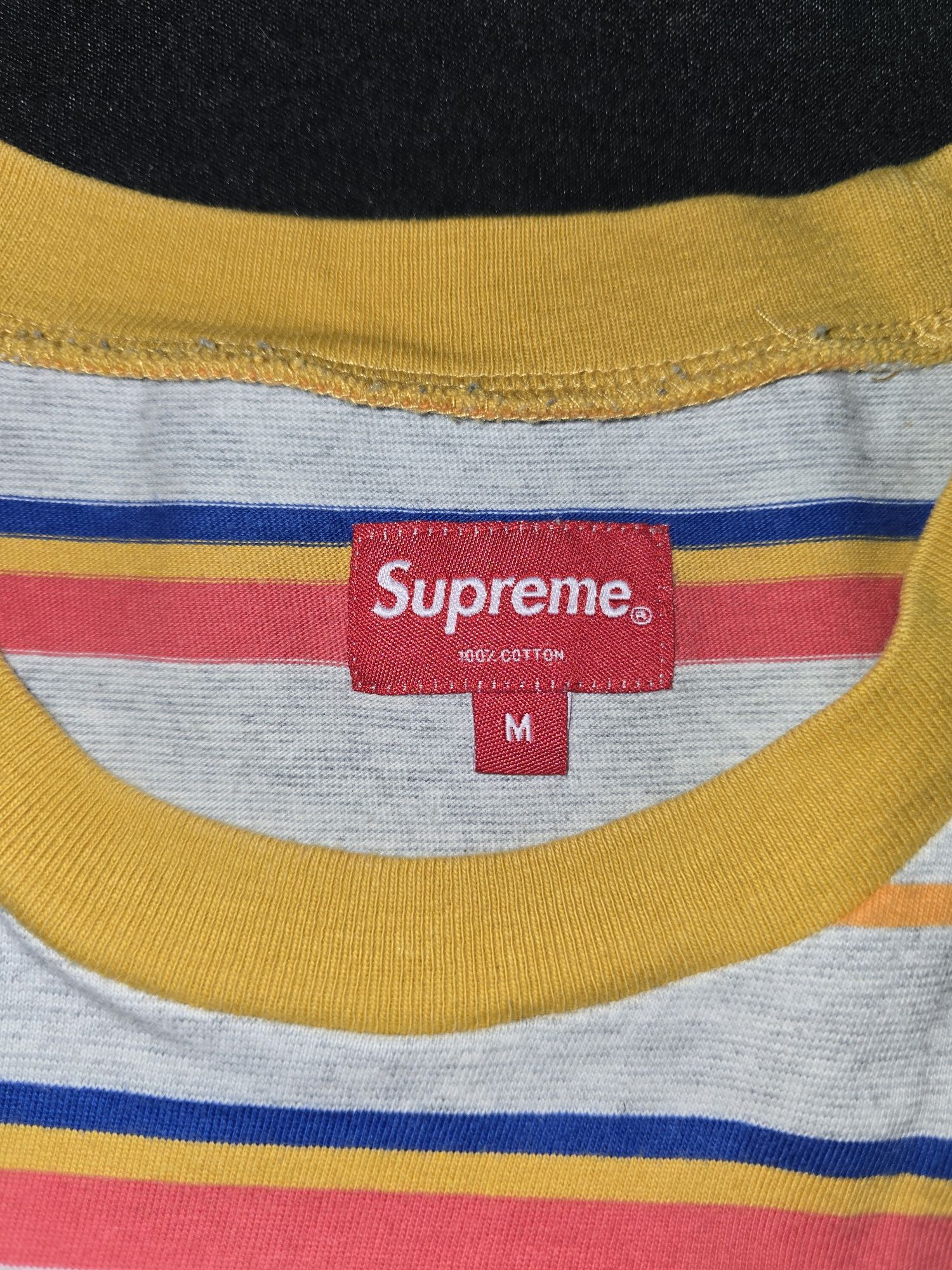 Supreme Heather Stripe Top Gold