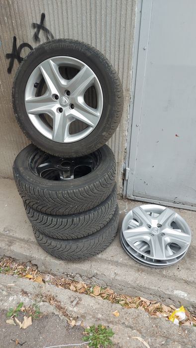 Roți complete Logan r 16 originale