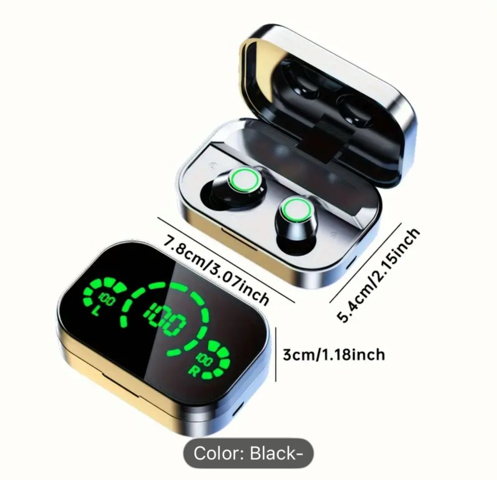 Căști in ear wireless cu cutie de încărcare