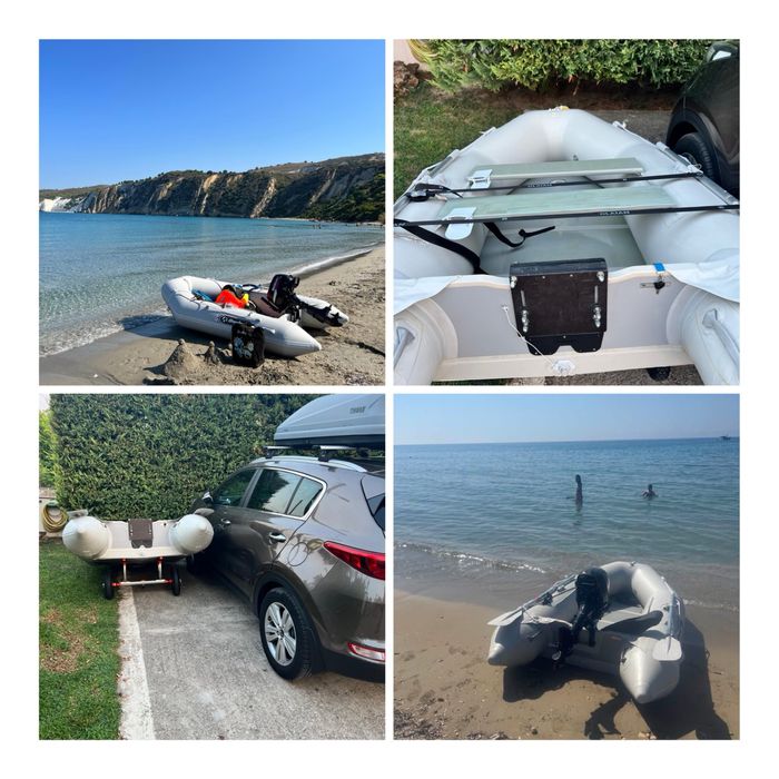Allroundmarin Kiwi 280 , Suzuki 6 hp,  Motor Electric Sonar Ancora