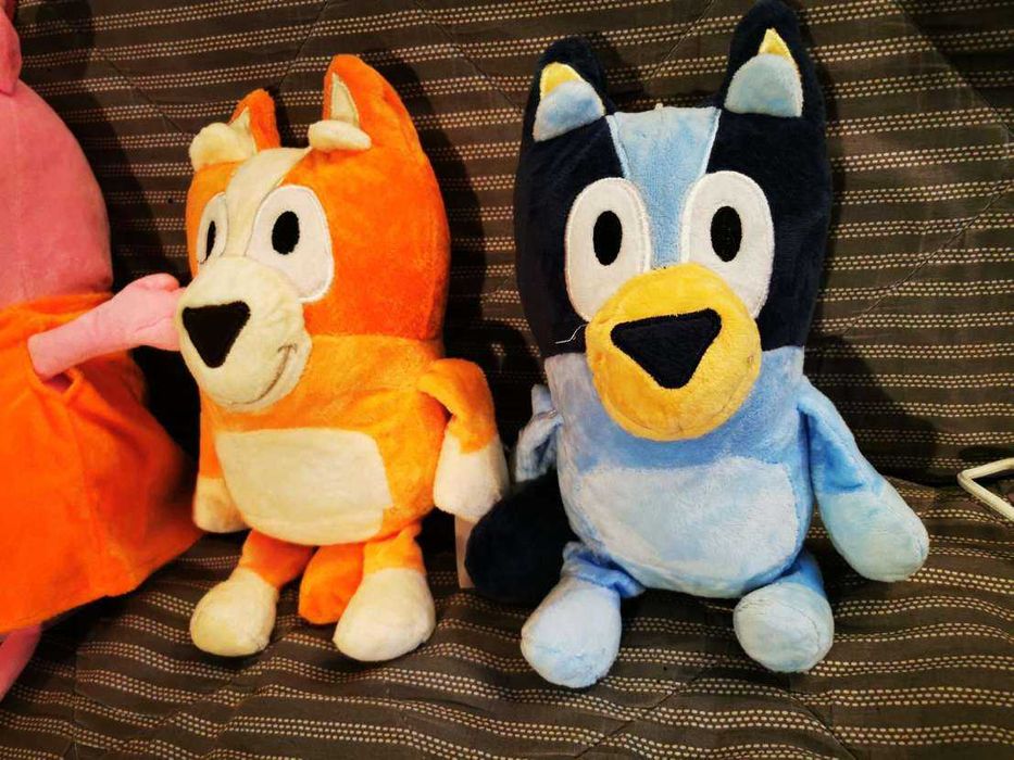 Set 2 plus Bluey si Bingo blu 38 cm