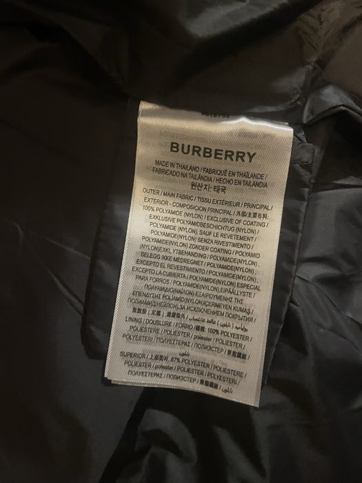 Geacă Burberry puffer, bleumarin, mărime M