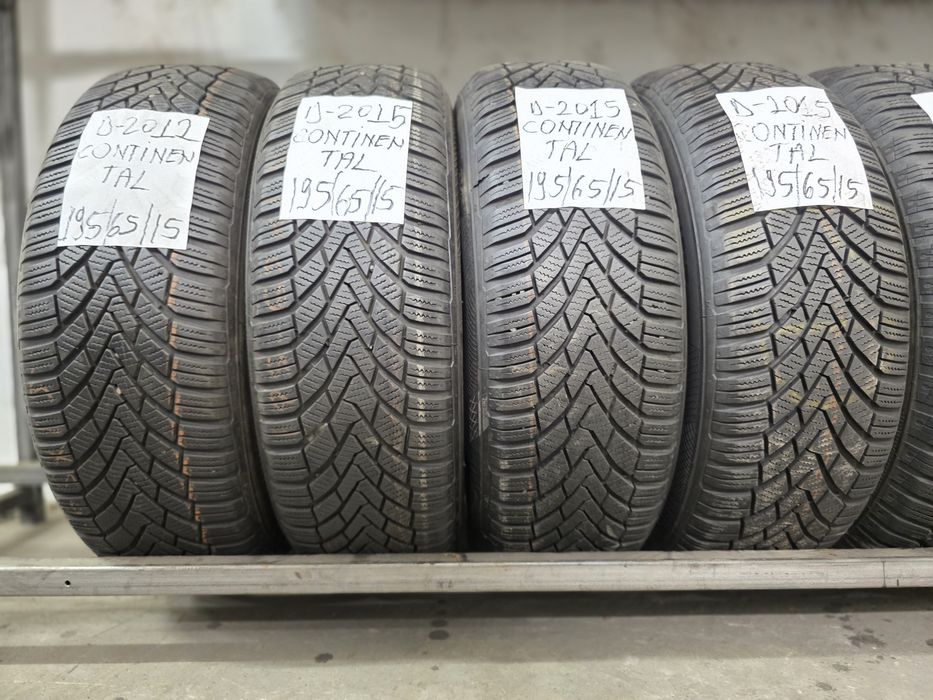 4x 195/65/15 M+S CONTINENTAL Stare excelenta