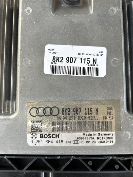 Calculator motor Audi A4 B8 motor 2.0 tfsi 8K2907115N