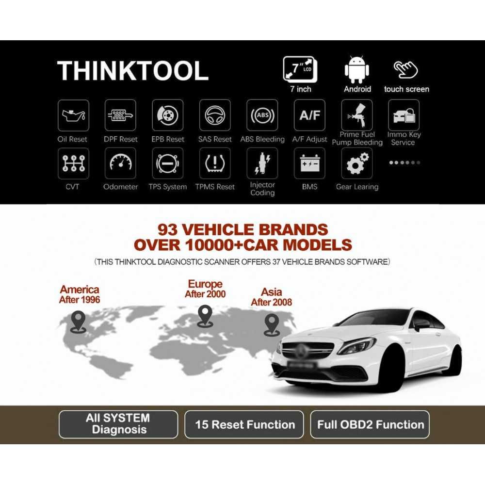 Автодиагностика Thinktool Lite на български с кодиране и 2г. ъпдейти