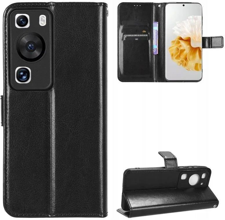 Кожен Калъф Тип Тефтер за Huawei P60 Pro / P50 Pro P40 / P30 с магнит