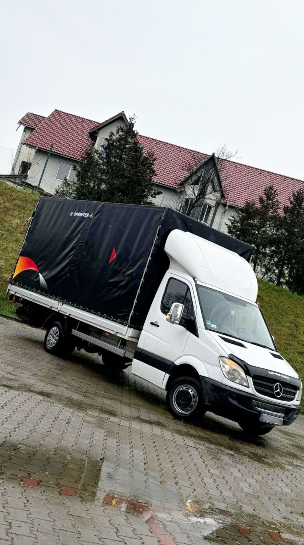 Vând Mercedes benz Sprinter 516CDI Axa dubla cat B Cauciucurii Noii