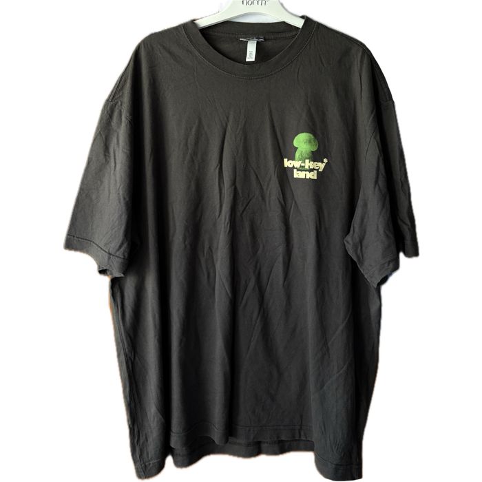 Tricou negru cu verde H&M