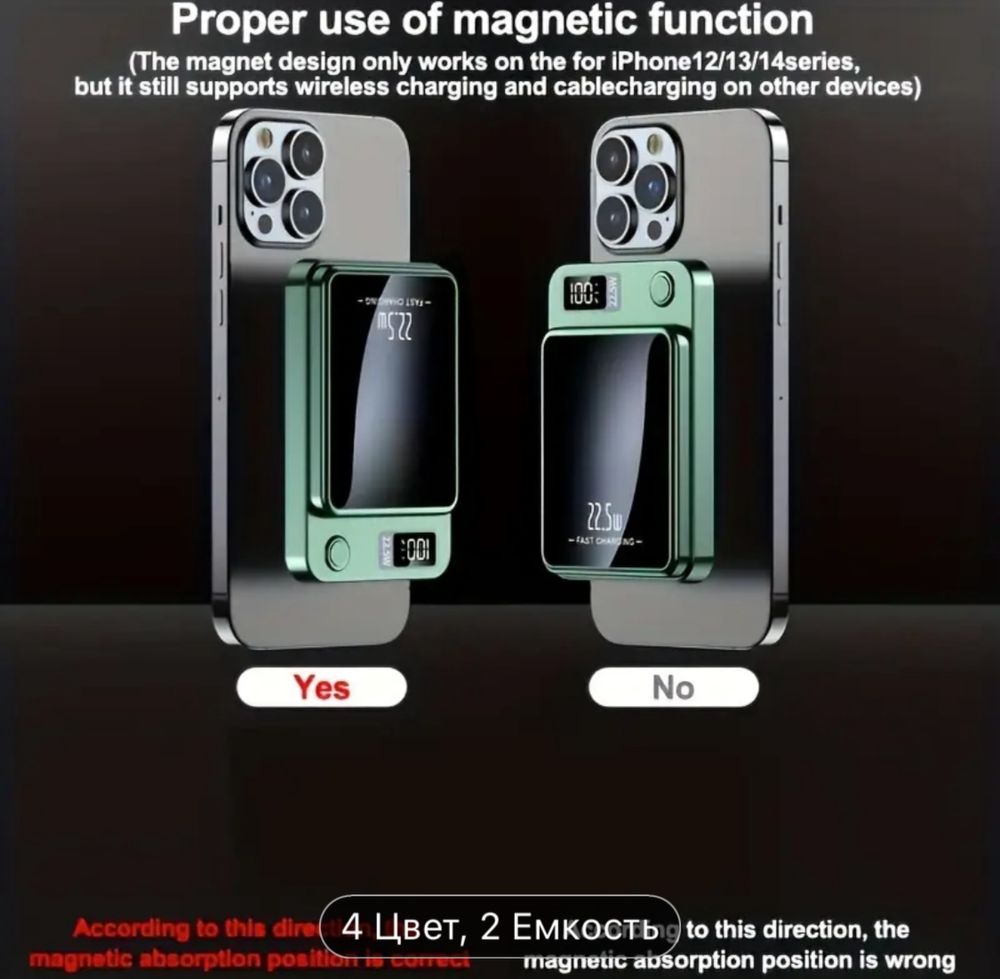 Power bank беспроводная зарядка! NEW!