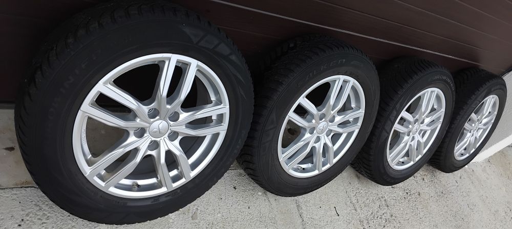 Jante aliaj originale 5x114,3 R17 Mitsubishi senzori anvelope iarna