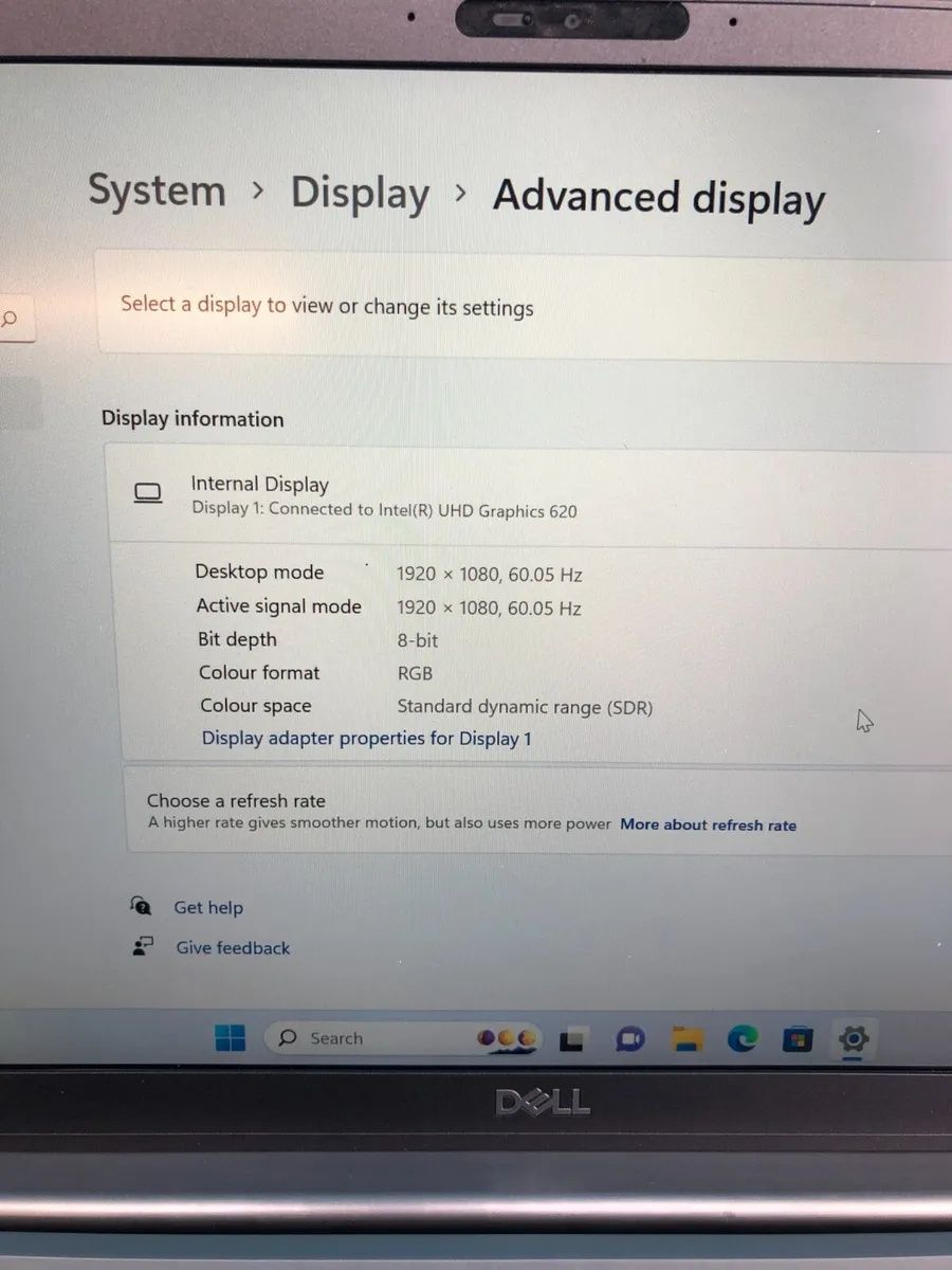 Dell 7400 Intel i7-8665U 16GB RAM - 256GB SSD  Windows 11