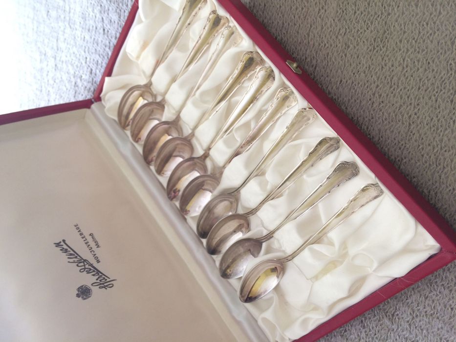 Set 10 lingurite argint