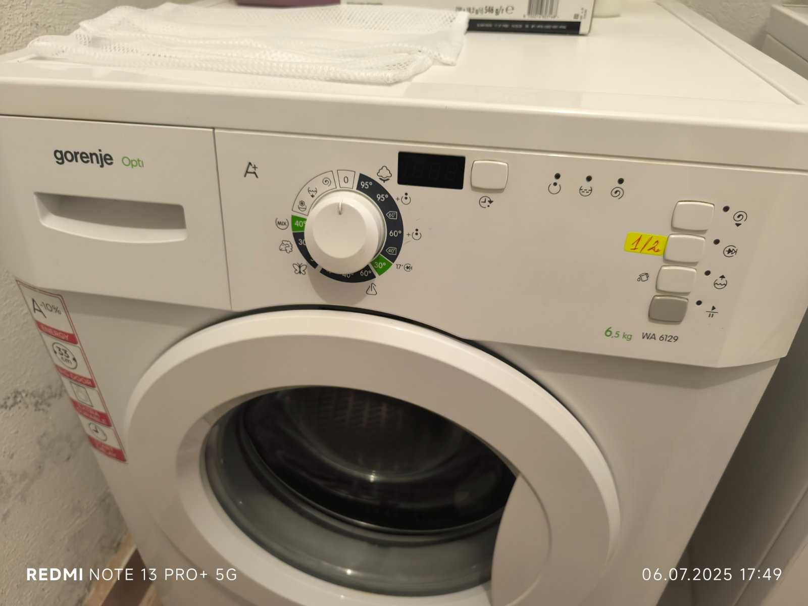 Продавам пералня Gorenje A+  6.5kg