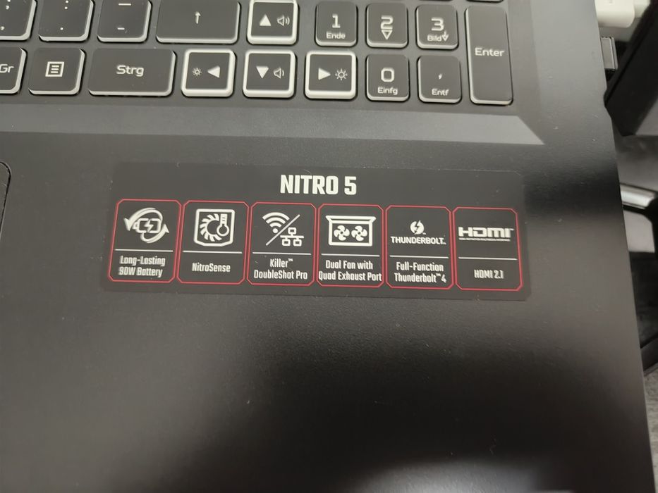 Laptop Gaming Acer Nitro 5 RTX, i5, SSD, 144hz, 17.3 inch