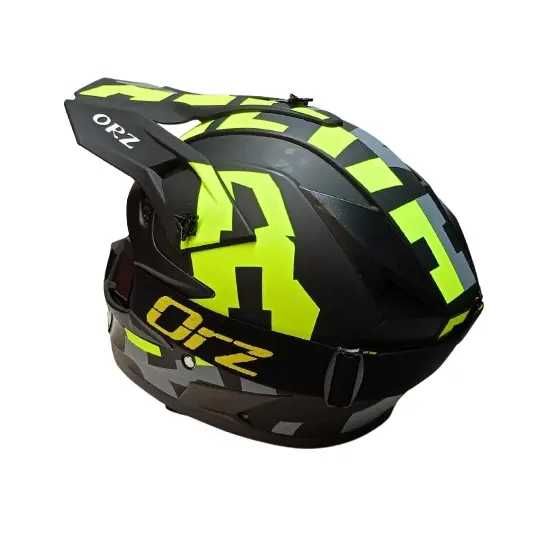 Каска Крос/Атв/Мотор с Очила ORZ комплект 4-ри цвята