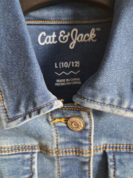 Детско дънково яке /деним/, размер 10/12 години, ново