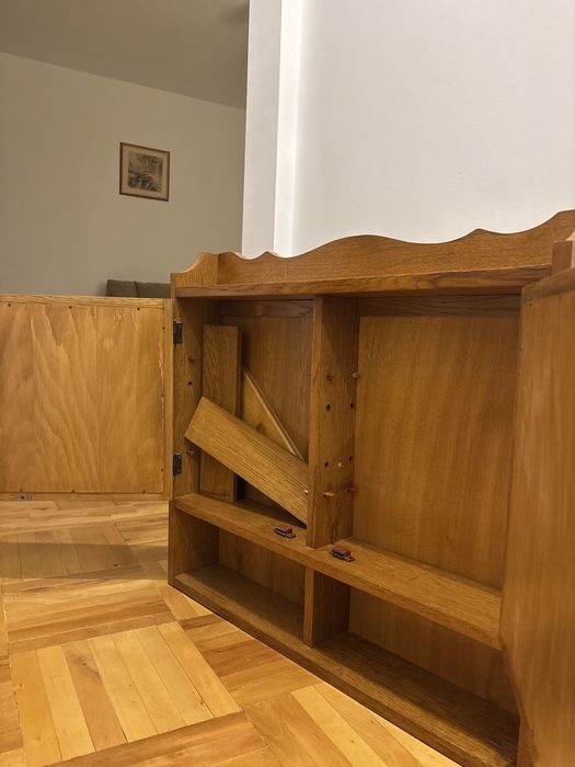 Dulap lemn natural masiv (stejar) 77x68x12