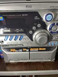Combina JVC MX-K3R DUBLU CASETA REC 3CD radio 2 boxe vintage nuSAMSUNG