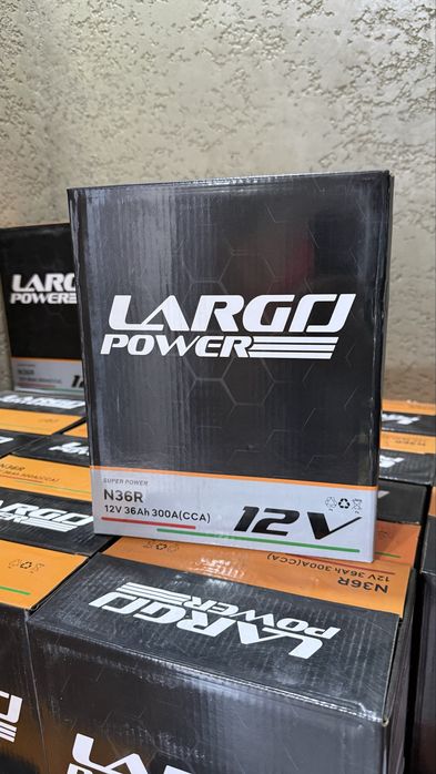 Аккумлятор Largo - 12V Новый  Yangi Barcha Mashinalar uchun!