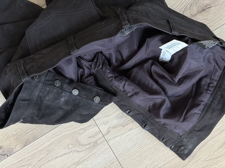 Pantaloni Piele Naturala henson&HENSON | Marime 40 (Talie 101 cm)