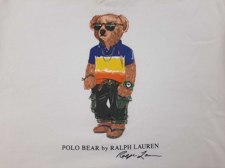 Polo Ralph Lauren Bear Crew - Оригинална мъжка блуза размер L