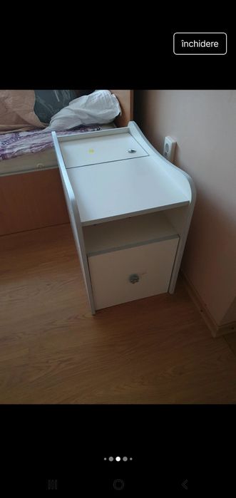 Pat cu comoda pentru copii