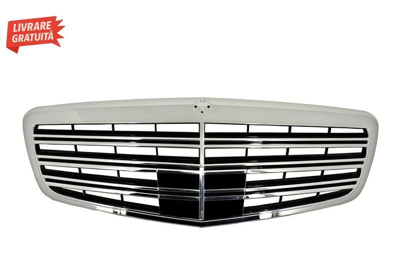 Grila Centrala Mercedes S-Class W221 Facelift (2010-2013) S63 S65 Design- livrare gratuita