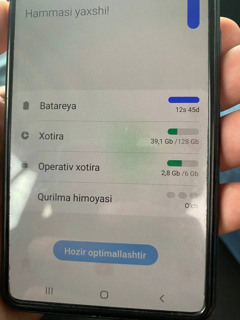 Samsung A51 ideal