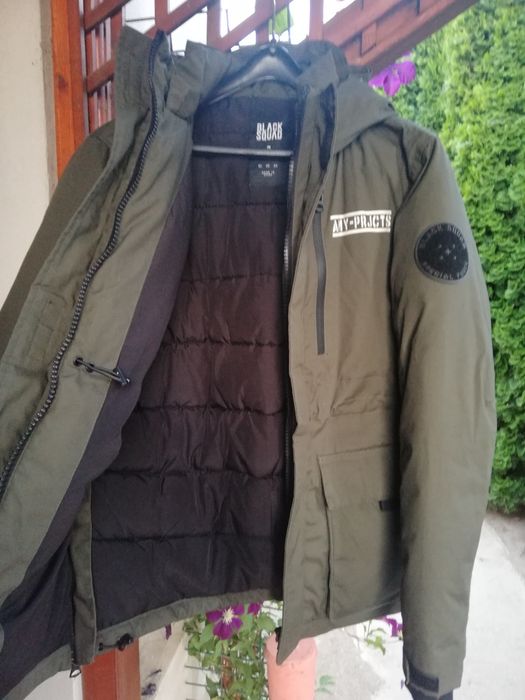 Geaca bărbați Black Squad S groasă