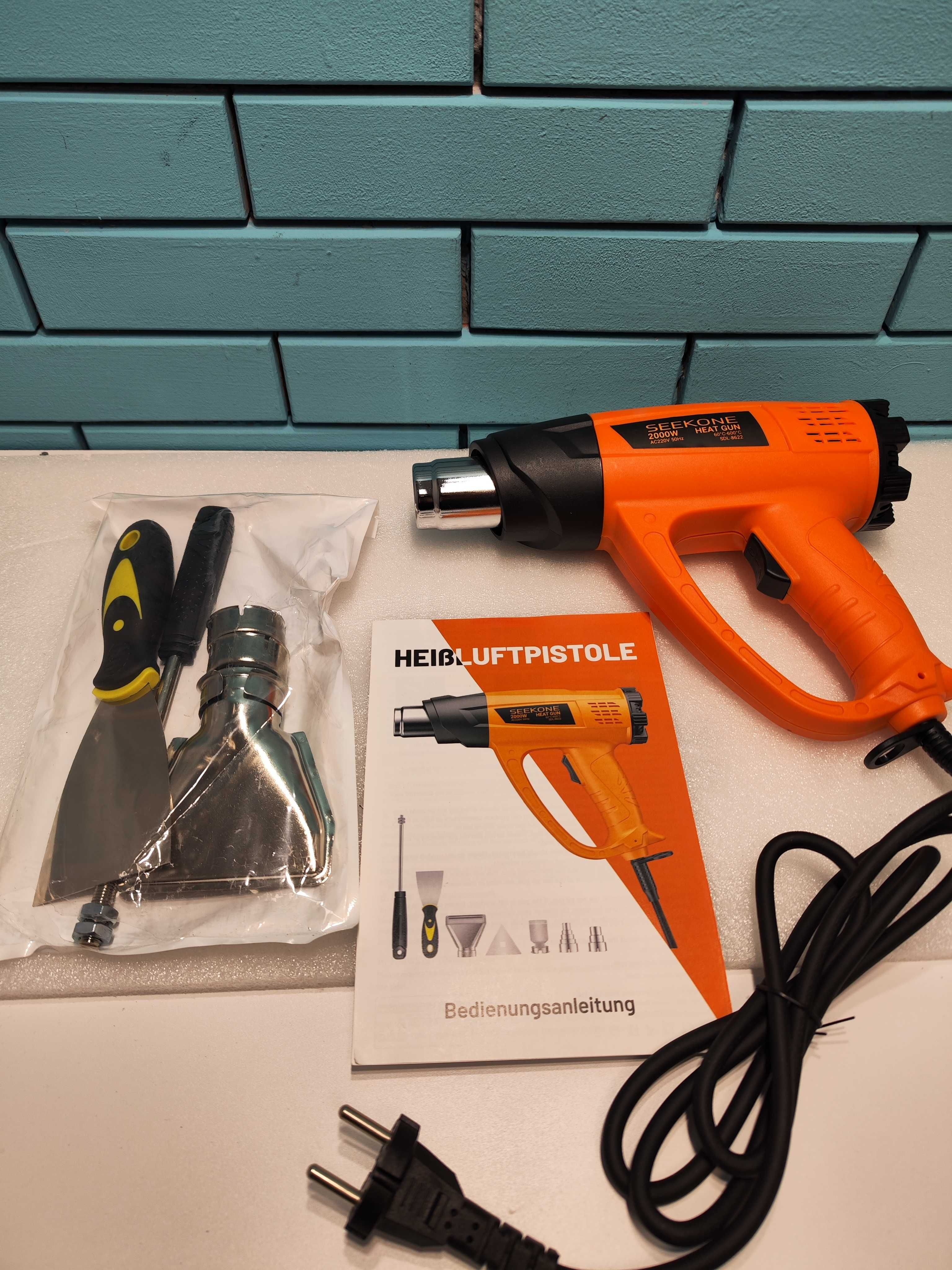 SEEKONE Пистолет с Горещ Въздух 60C–600C с Аксесоари