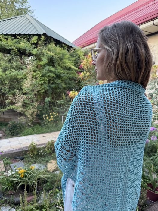 Шаль ручной работы