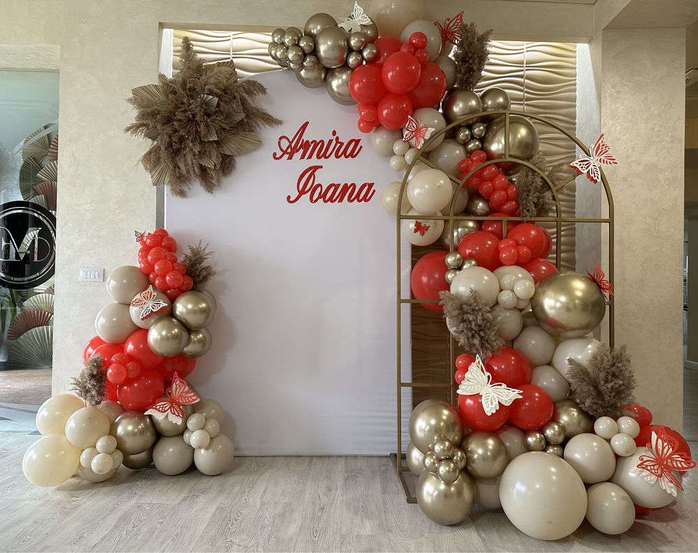 Arcade baloane, Aranjamente din baloane, Decor baloane,decor eveniment