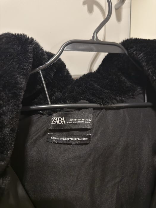 Черно зимно яке ZARA размер XS