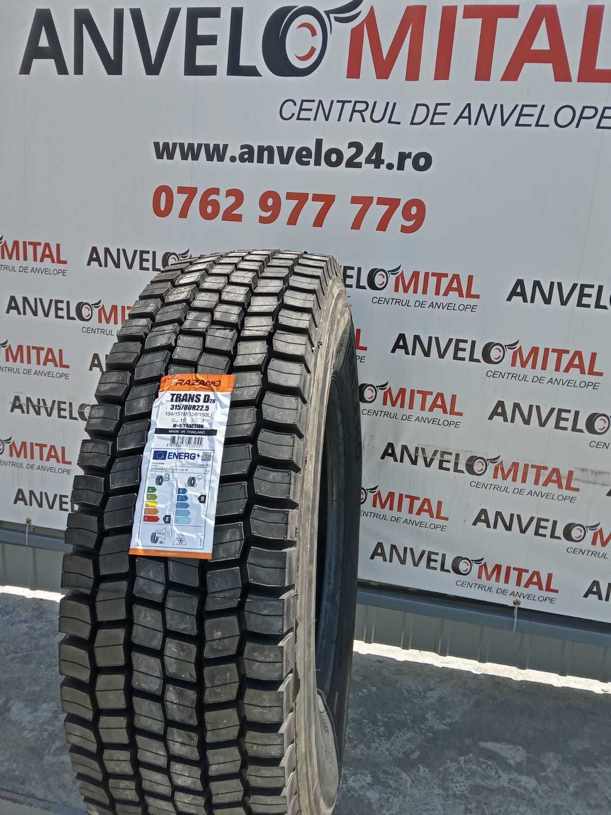 Anvelope 315/80R22,5 Trazano Trans D 154/151M Tractiune