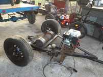 Troliu profesional Pierce cu comanda hidraulica cu motor termic