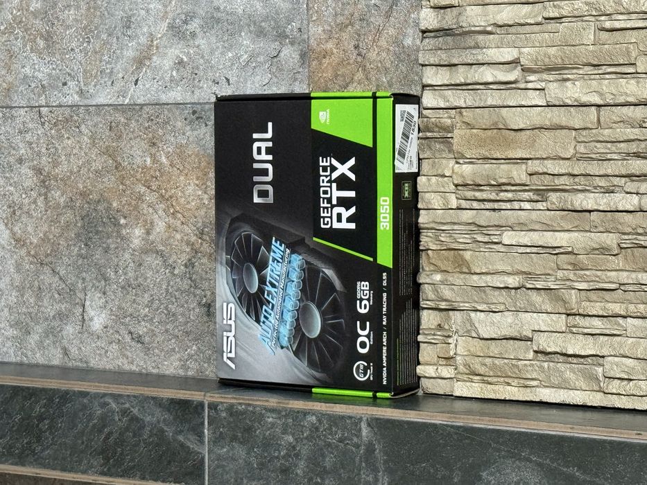 Placă Video Gaming Asus GeForce RTX 3050 Dual 6GB/ Nou, Sigilat