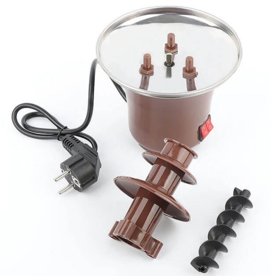 Fantana de ciocolata mini cu 3 nivele Fondue