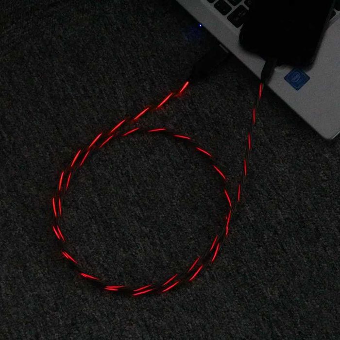Cablu incarcare si transfer date cu iluminare smart