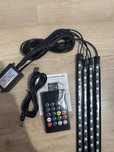 Kit de 4 benzi lumini ambientale RGB cu telecomanda