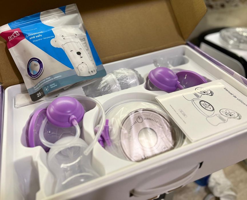 Patut co-sleeper lionelo leonie plus si pompa de san dubla