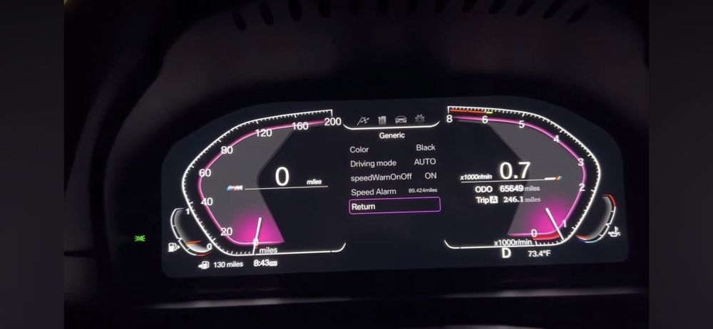 Ceasuri full digitale europa bmw f10,f30,f11,f02,f07,f15,f16,f25,f26