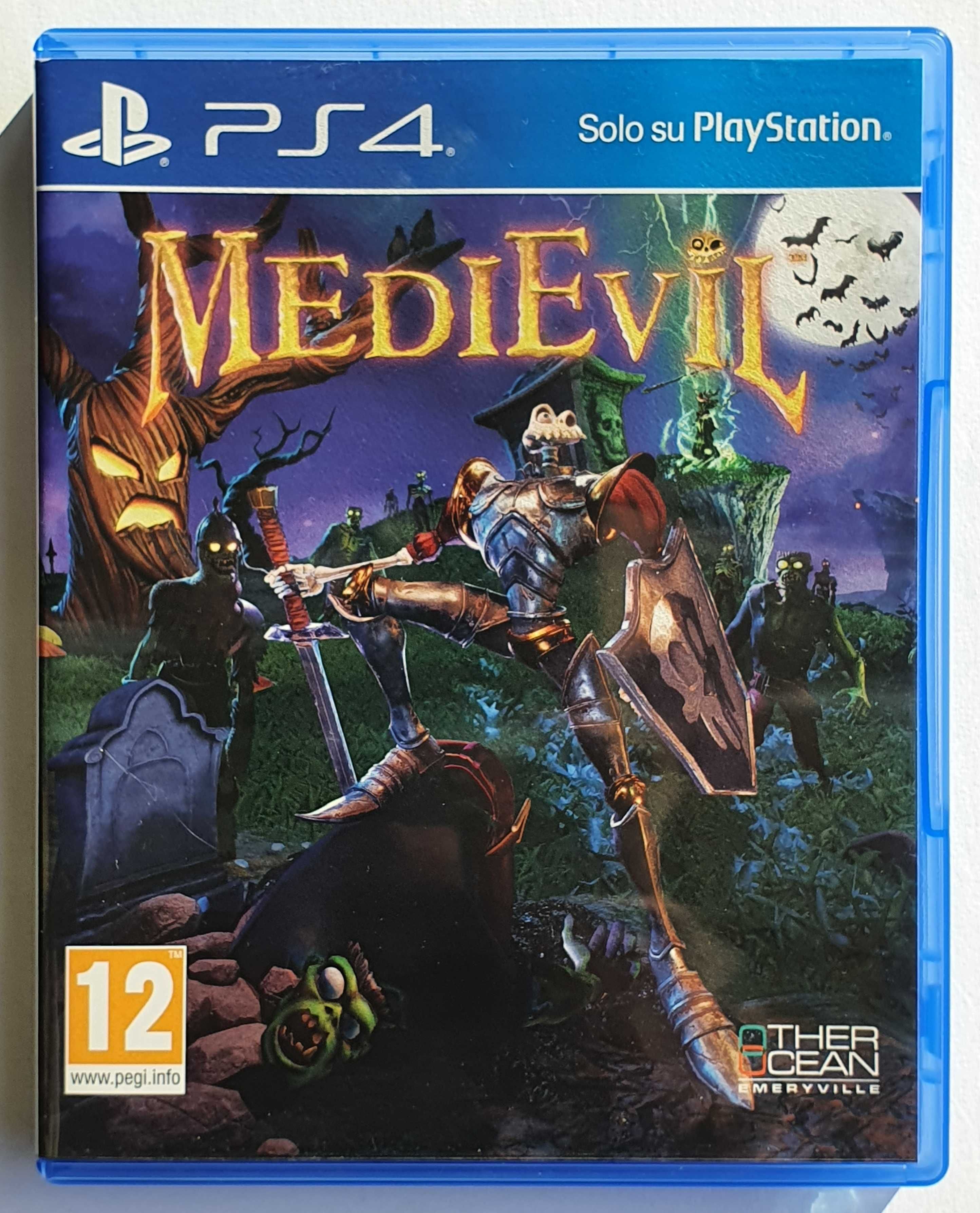 Перфектен диск с игра MediEvil PS4 Playstation 4 Плейстейшън